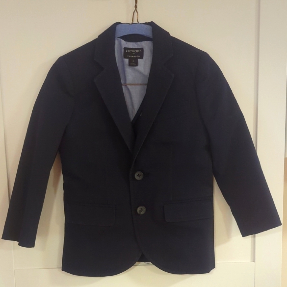 J. Crew Crewcuts Navy Blazer Toddler Boys 3T